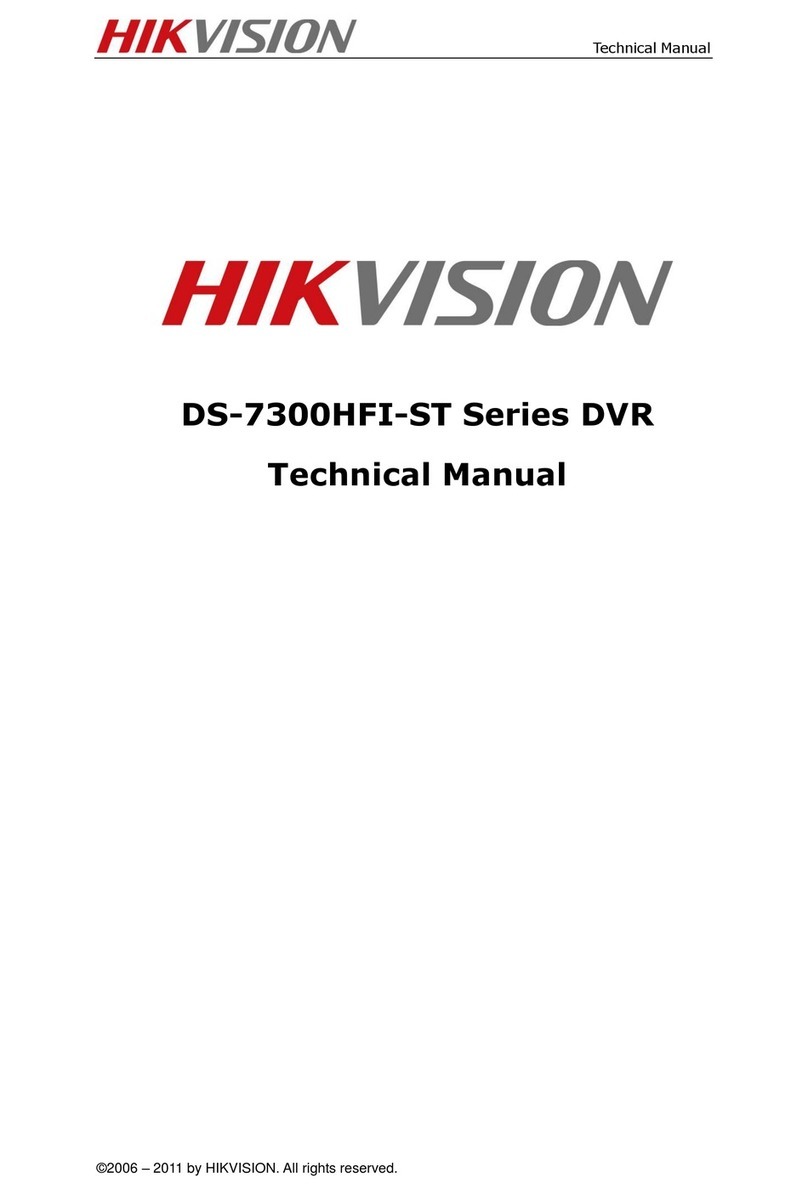 HIK VISION DS-7300HFI-ST Series User manual