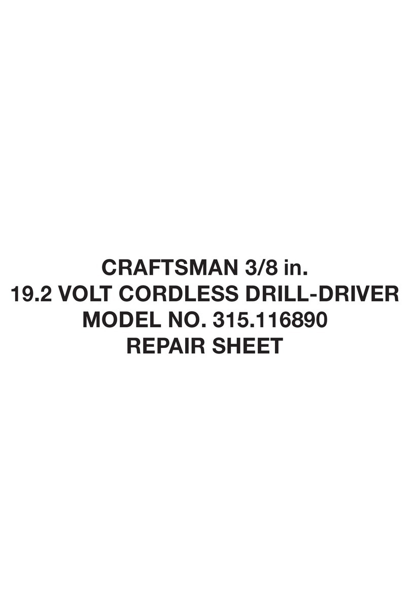 Craftsman 315.116890 Quick setup guide