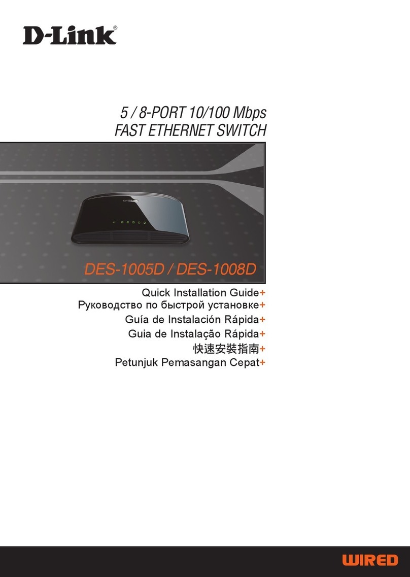 D-Link DES-1005D User manual