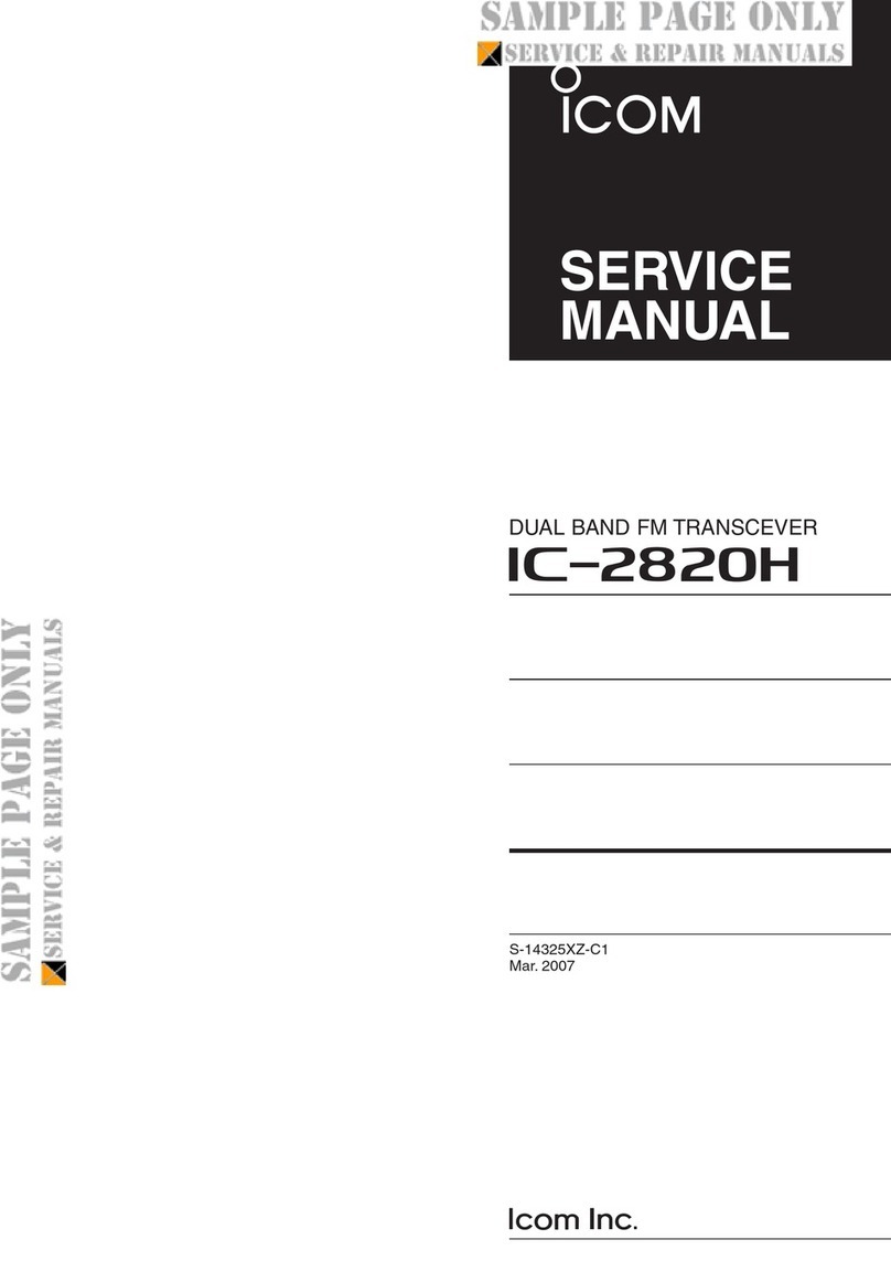 Icom IC-2820H User manual