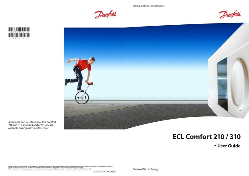 Danfoss ECL Comfort 210 User manual
