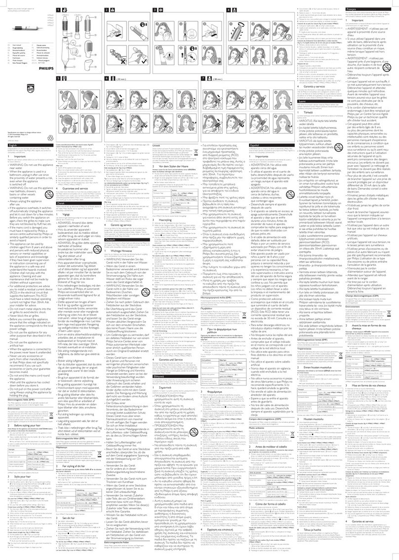 Philips HP8660 User manual