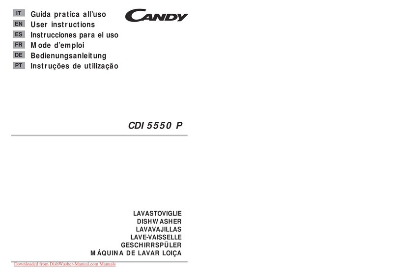 Candy CDI 5550 P User manual Candy CDI 5550 P User manual