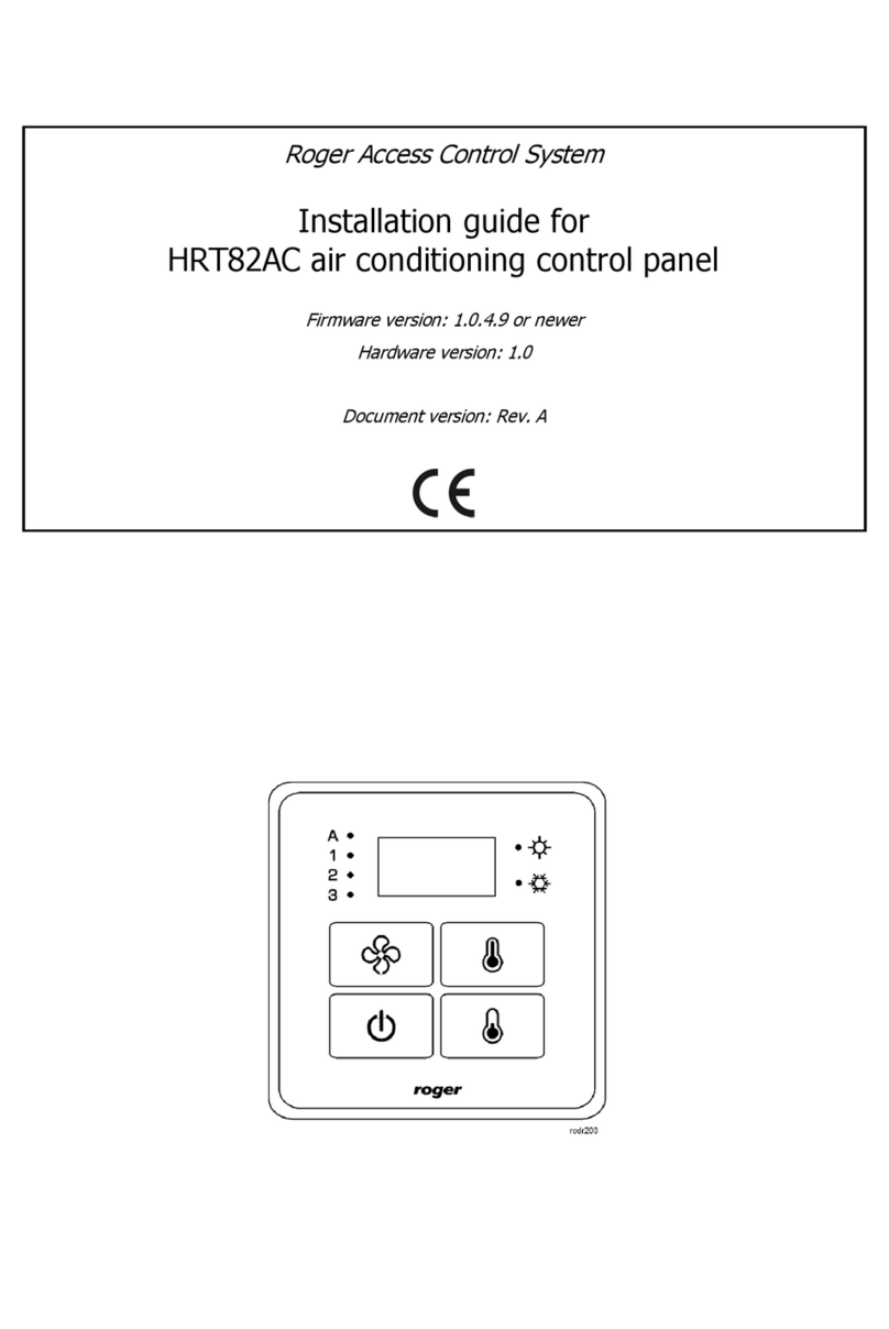 Roger HRT82AC installation guide