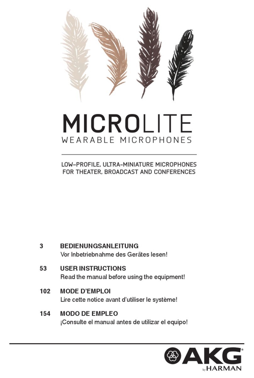 AKG MICROLITE User manual