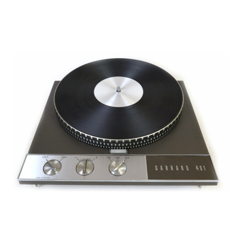 Garrard 401 User manual Garrard 401 User manual
