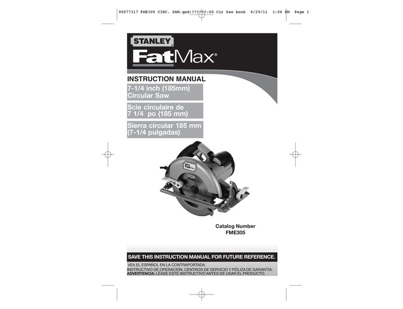 Stanley FME305 User manual