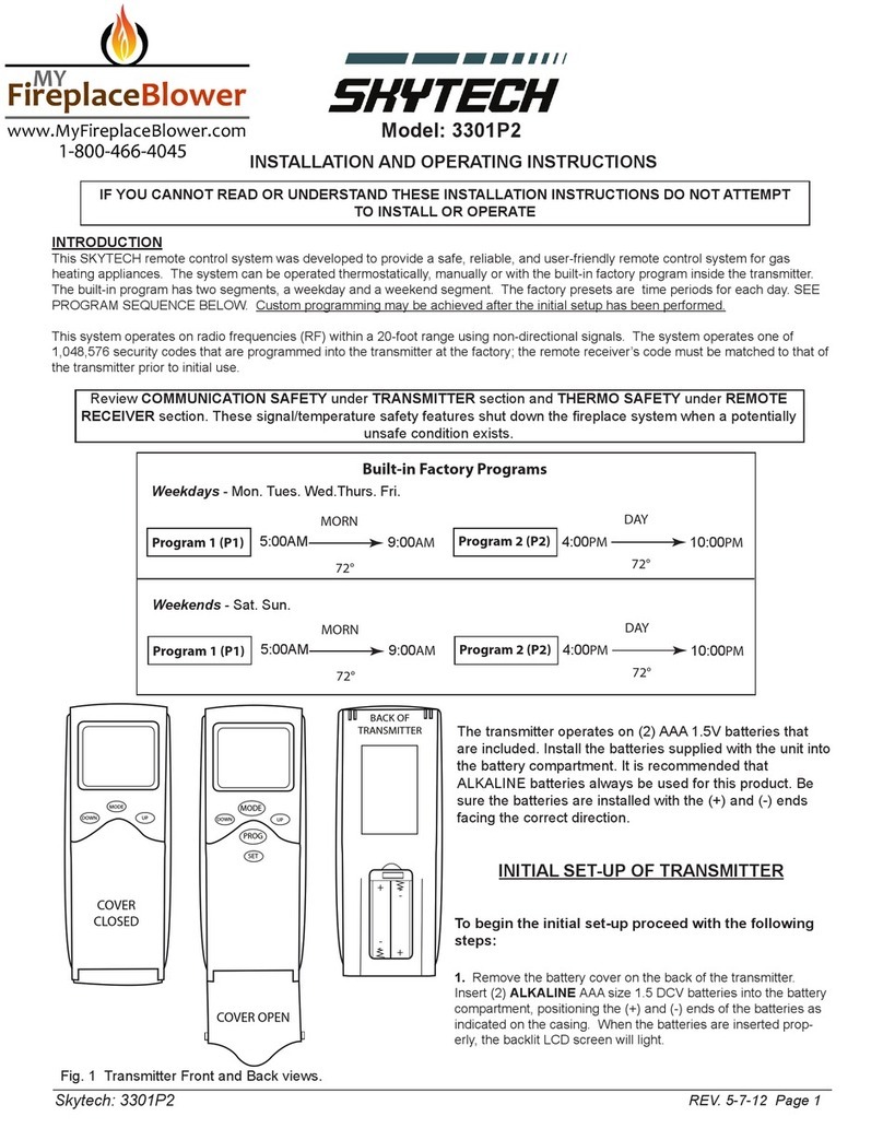 Skytech 3301P2 User manual