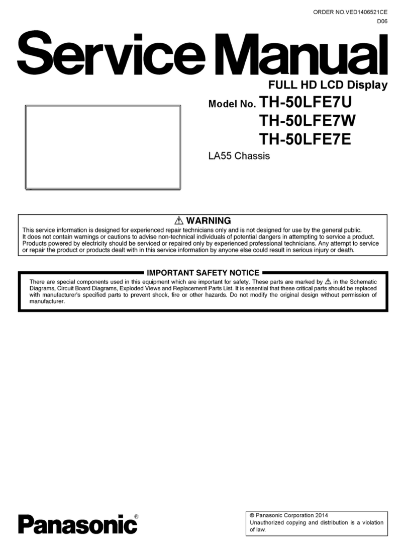 Panasonic TH-50LFE7U Building instructions Panasonic TH-50LFE7U Building instructions