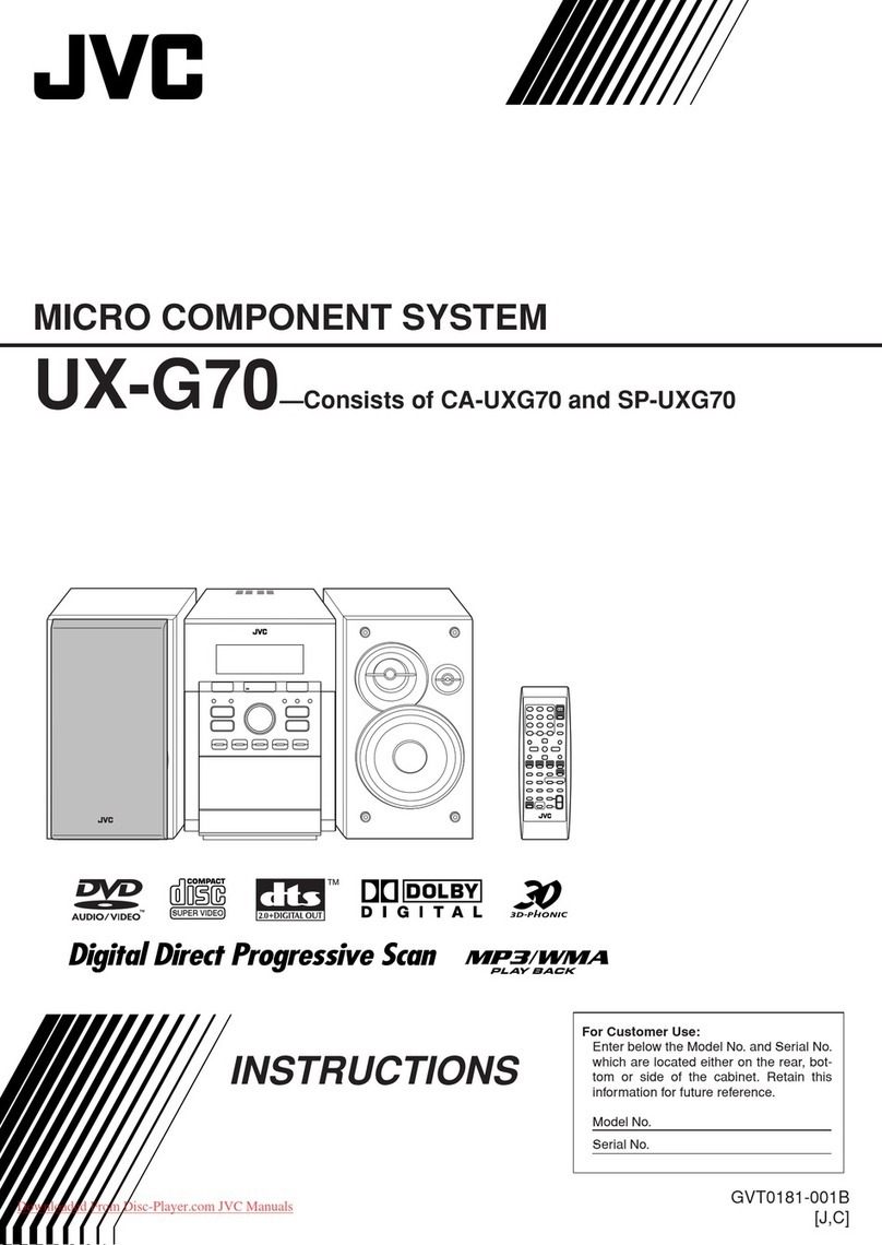 JVC UX-G70 User manual