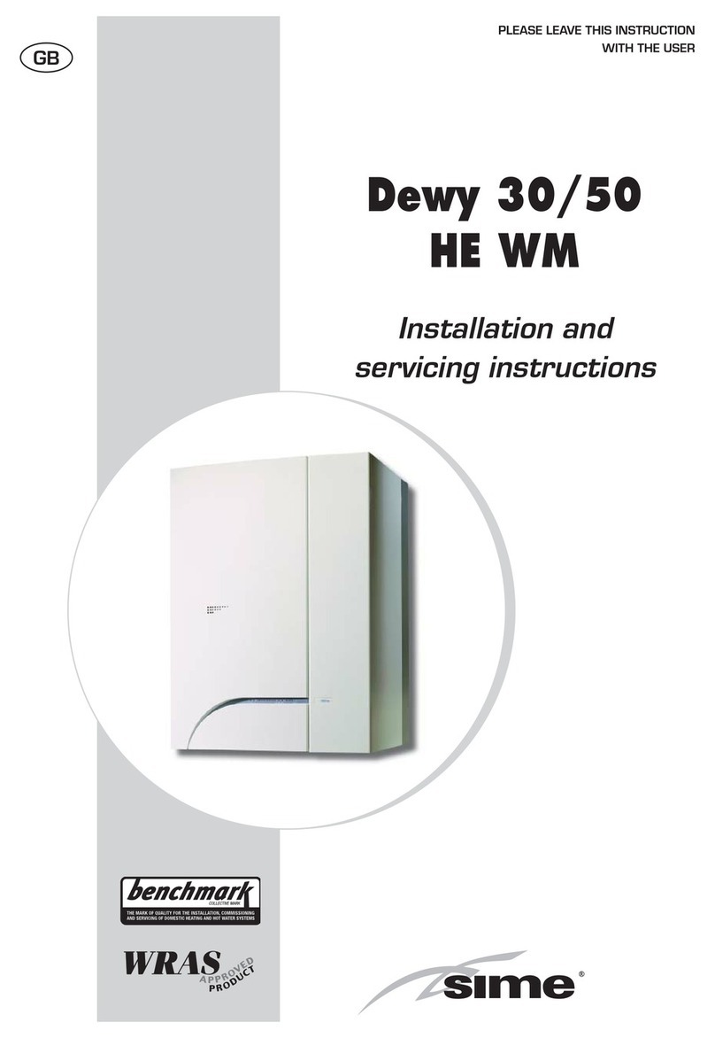 Sime Dewy 30 HE WM User guide