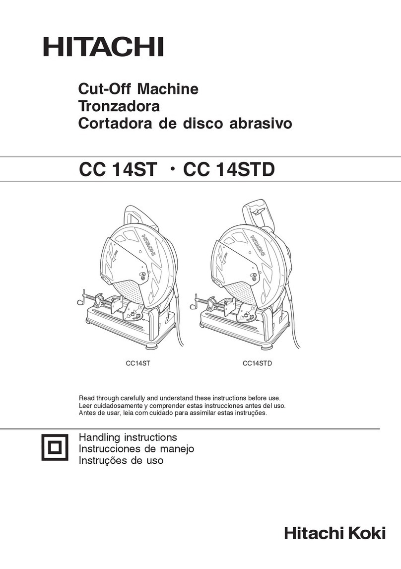 Hitachi CC 14ST Handling instructions