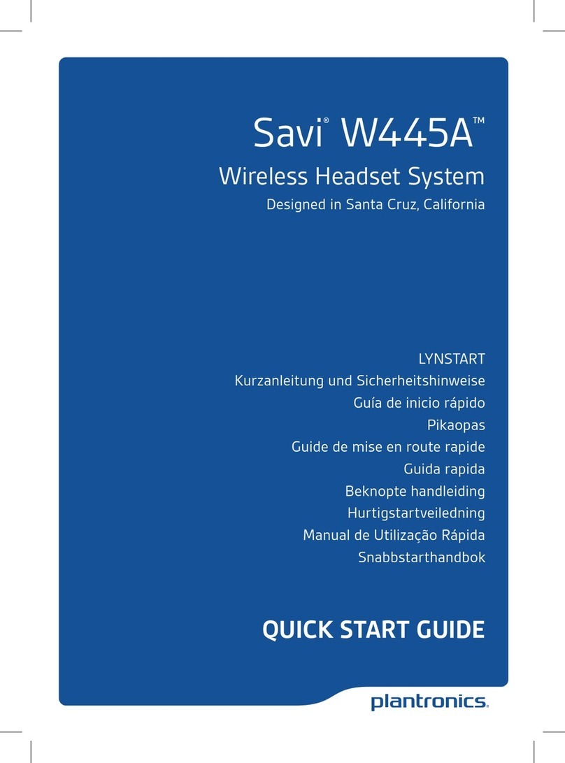 Savi W445A quick start guide