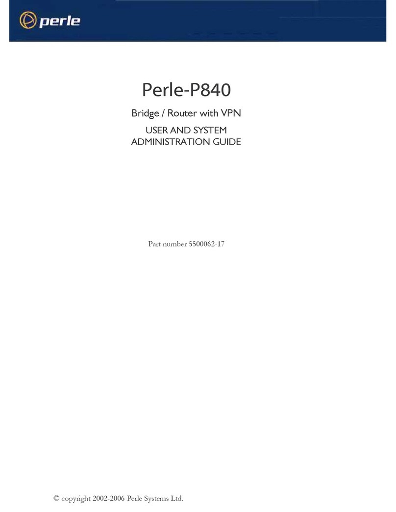 Perle P840 Instruction Manual Perle P840 Instruction Manual