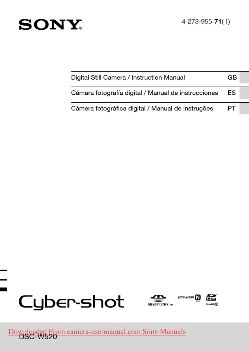 Sony Cyber-shot DSC-W520 instruction manual