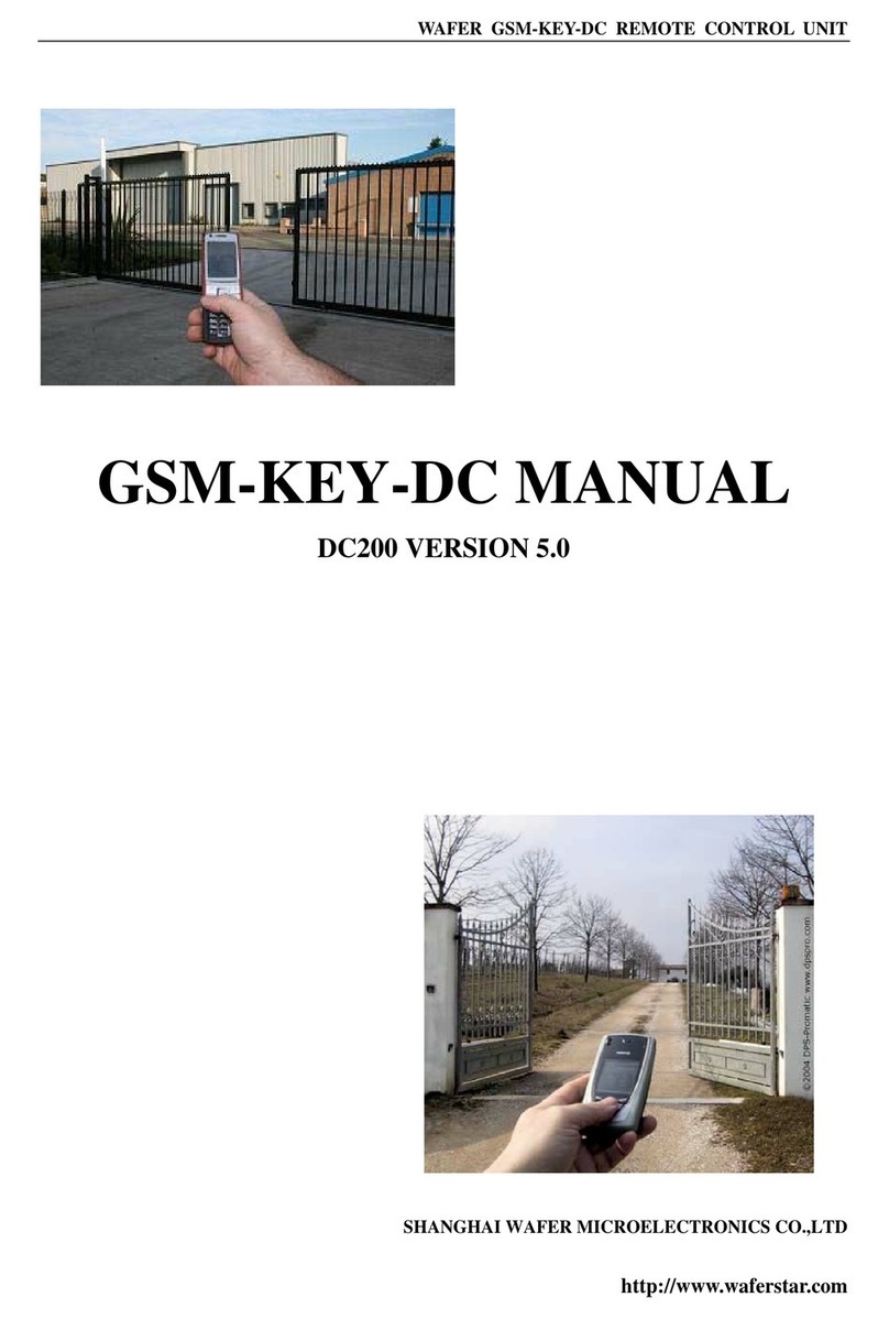 WAFER DC200 User manual WAFER DC200 User manual