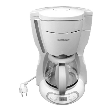 SEVERIN KAFFEEAUTOMAT MIT TIMER KA 4030 instructions
