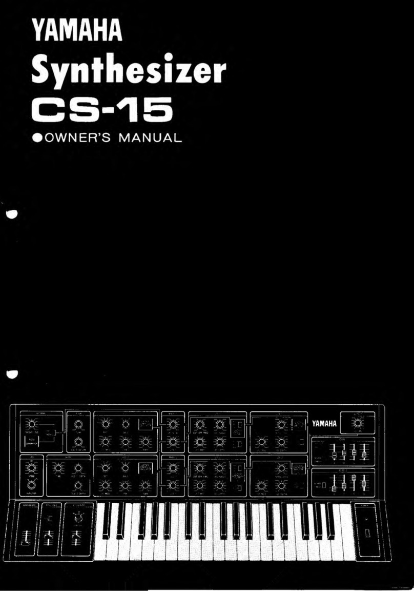 Yamaha CS-15 User manual Yamaha CS-15 User manual