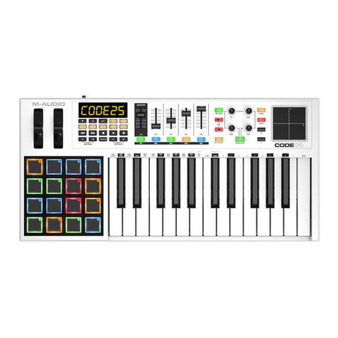 M-Audio code25 user guide