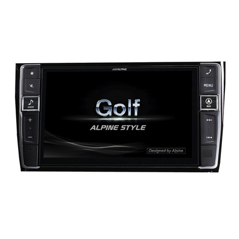 Alpine X901D-G7 installation manual