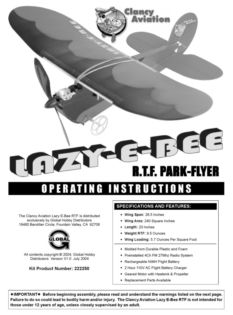 Clancy Aviation lazy-e-bee operating instructions