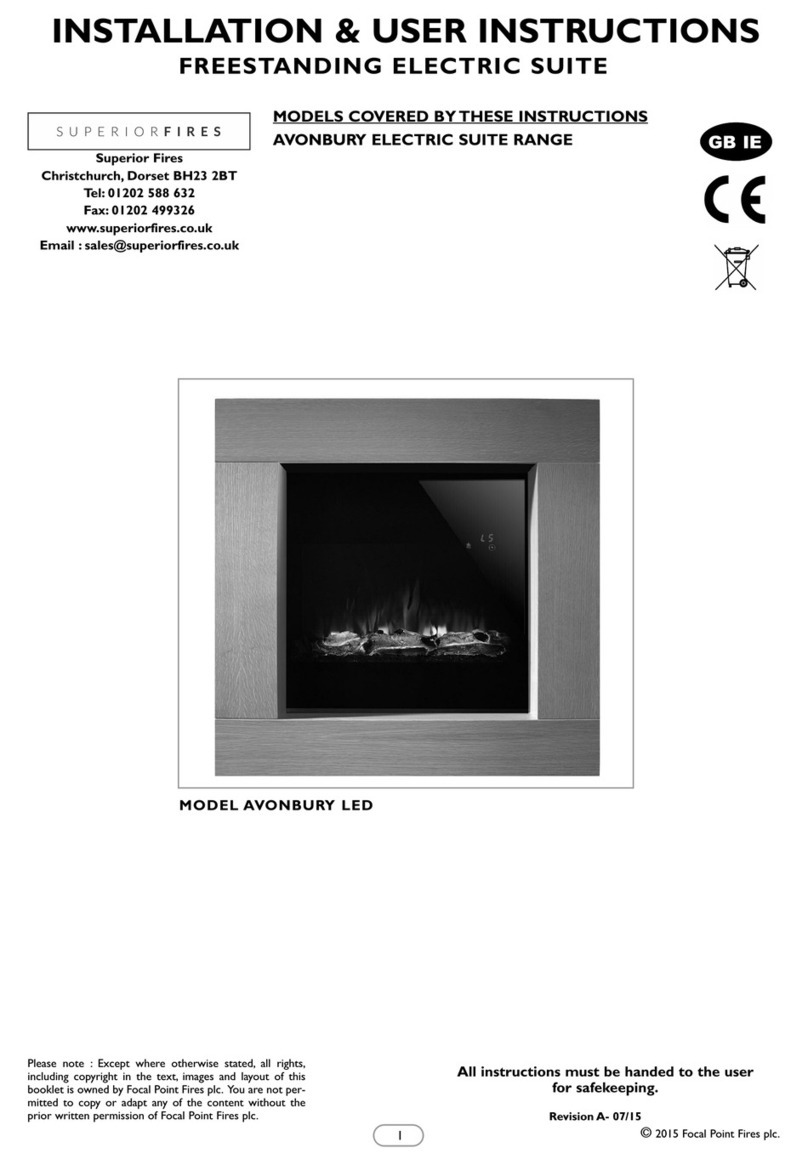 superior fires avonbury led Installation and user guide
