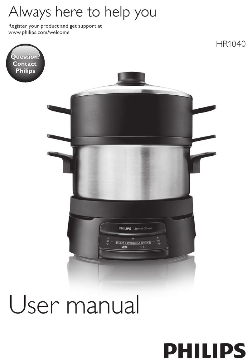 Philips HomeCooker HR1040 user manual