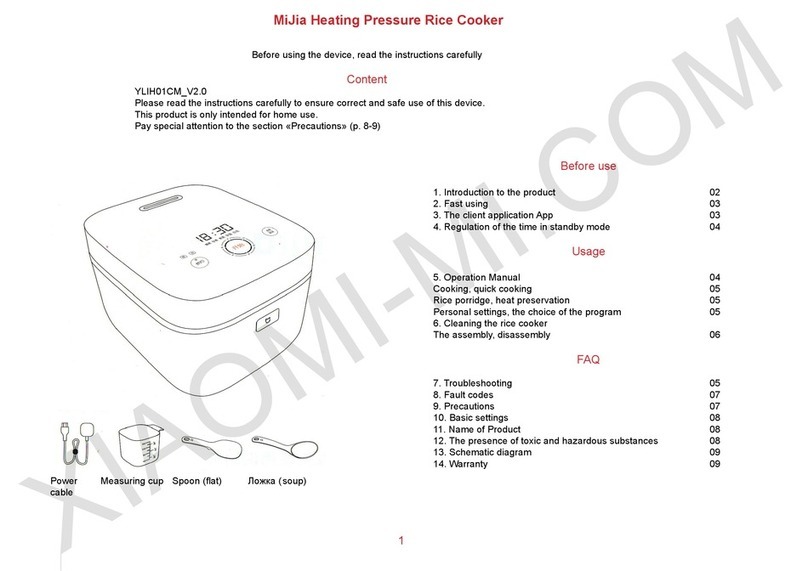 MIJIA YLIH01CM instructions