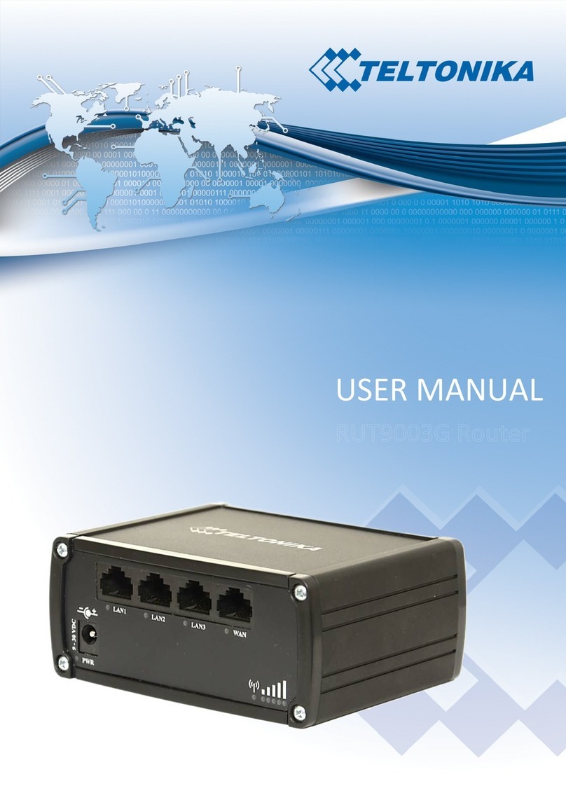 Teltonica RUT9003G user manual
