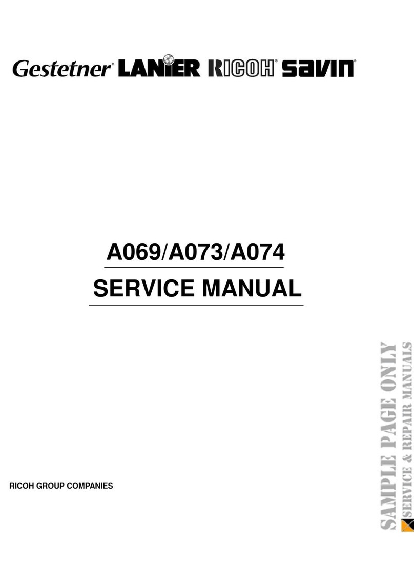 Ricoh A069 Service manual