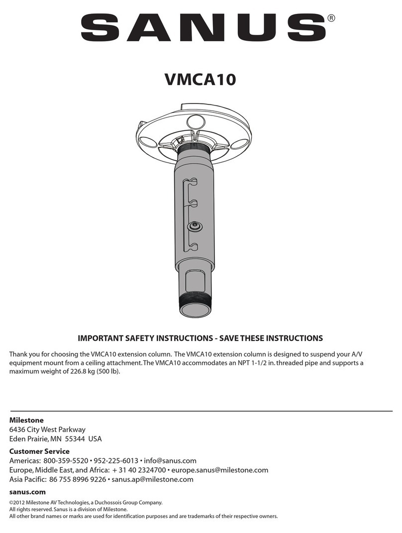 Sanus VMCA10 instructions