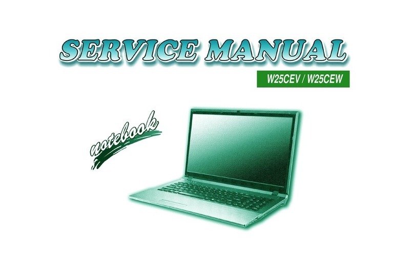 Clevo W25CEV Service manual