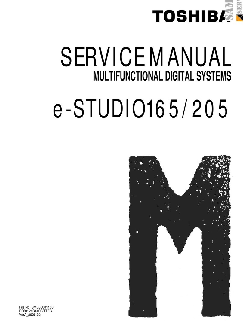 Toshiba e-STUDIO165 User manual