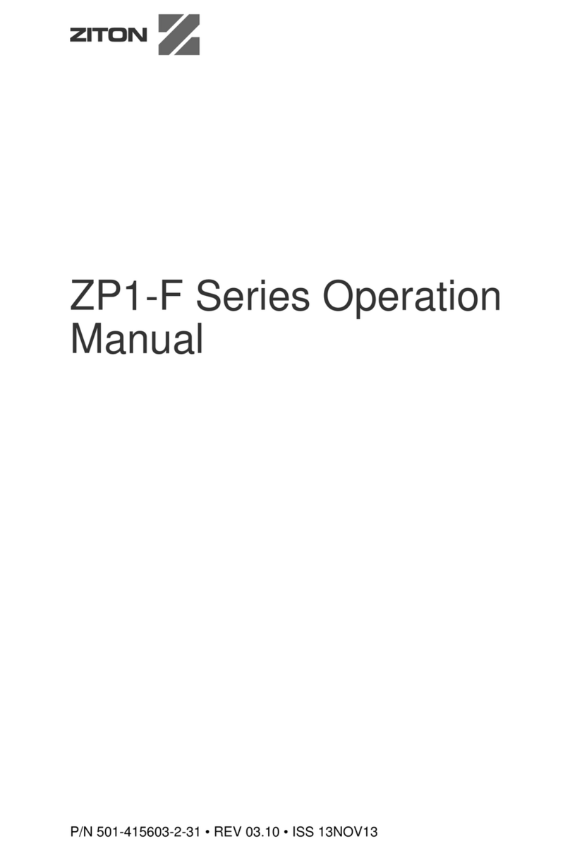 Ziton zp1-f Series User manual