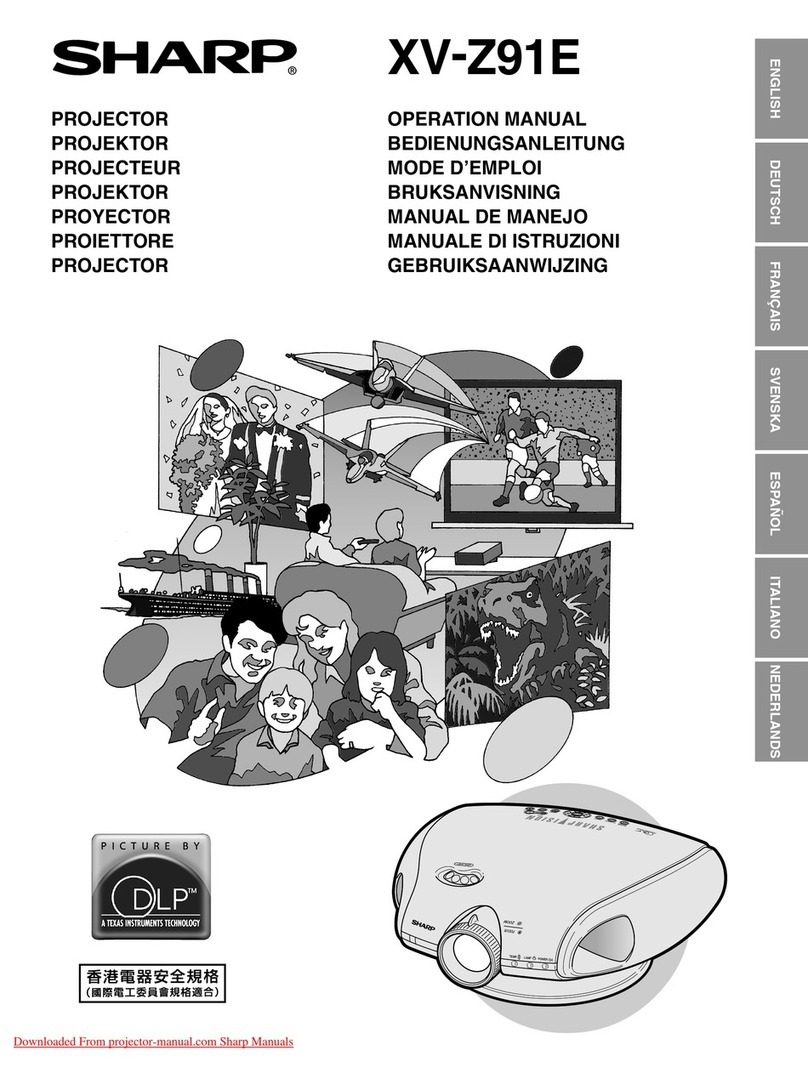 Sharp XV-Z91E Operation manual