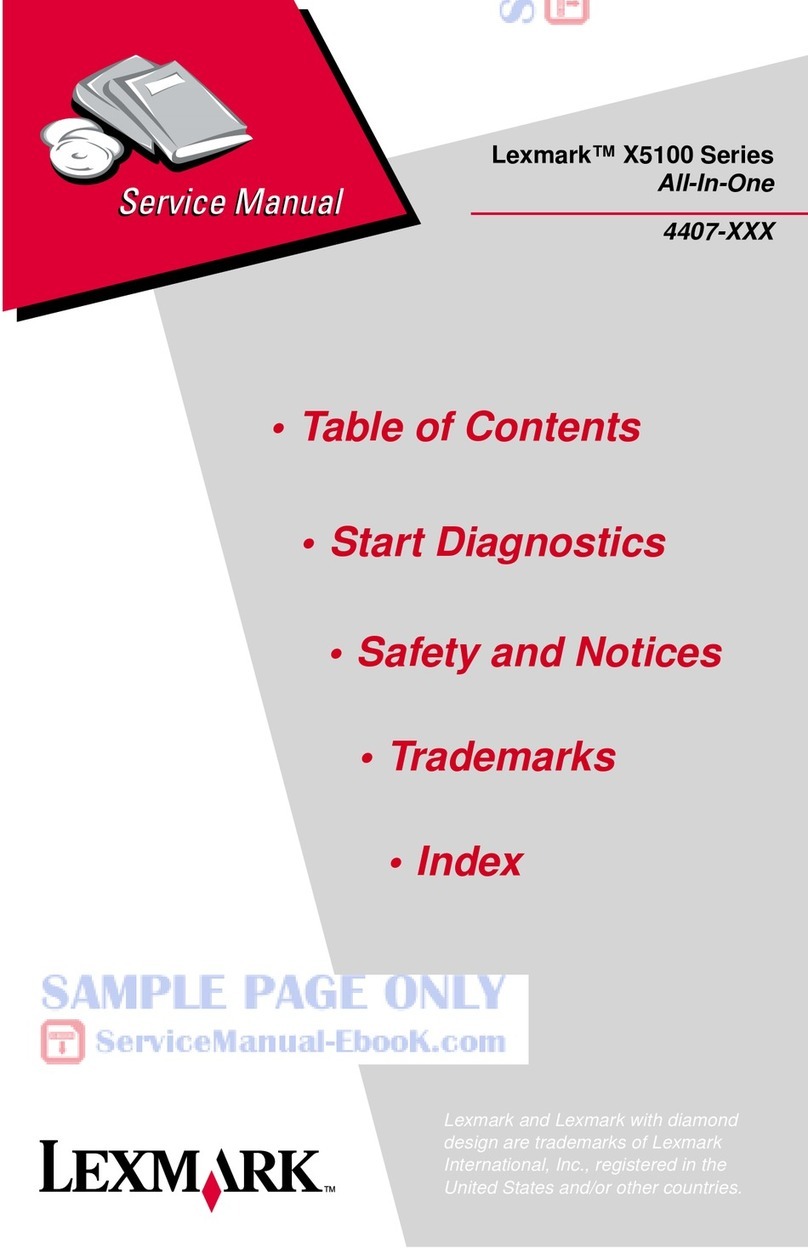 Lexmark X5100 Series User manual