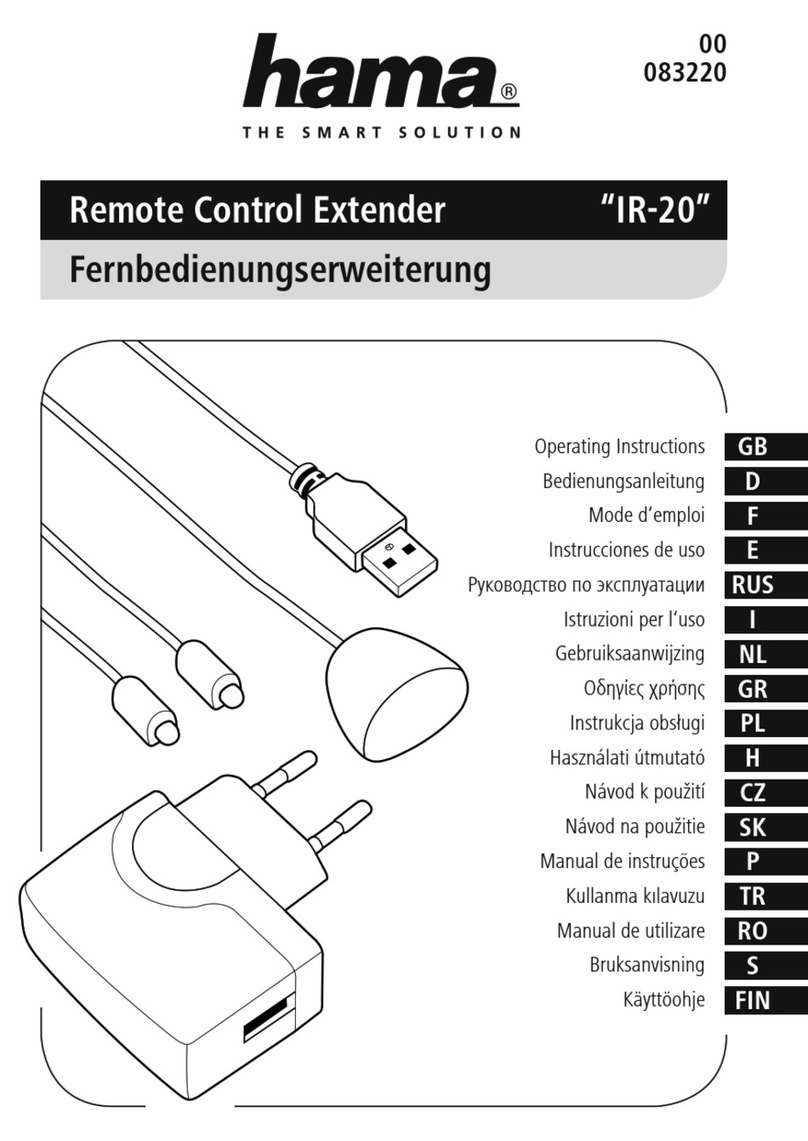 Hama IR-20 operating instructions
