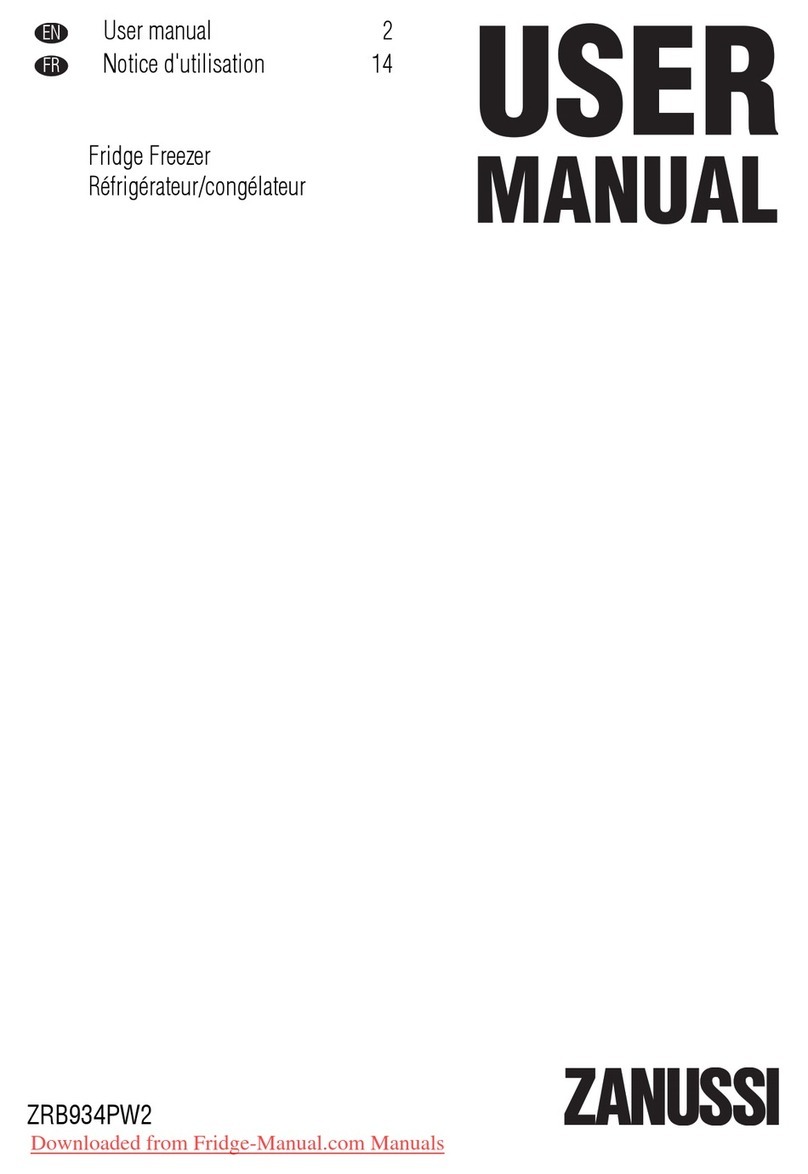 Zanussi ZRB934PW2 User manual