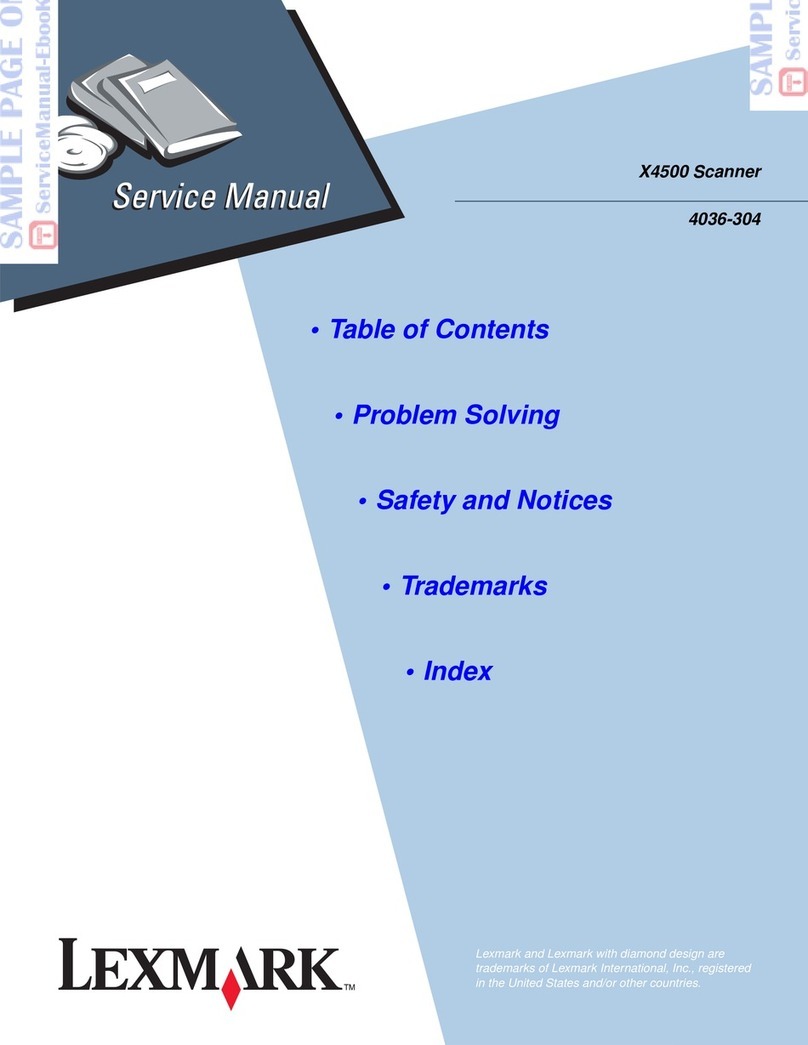 Lexmark X4500 Service manual