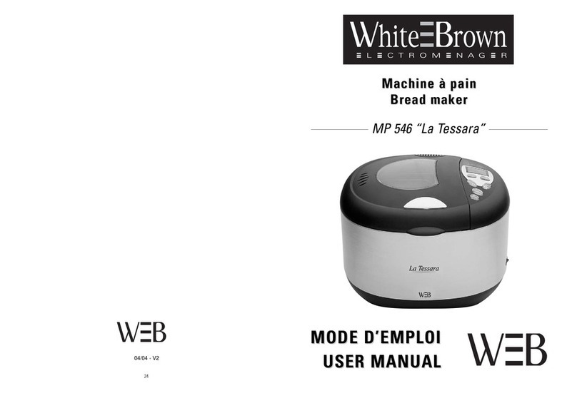 WHITE BROWN MP 546 User manual