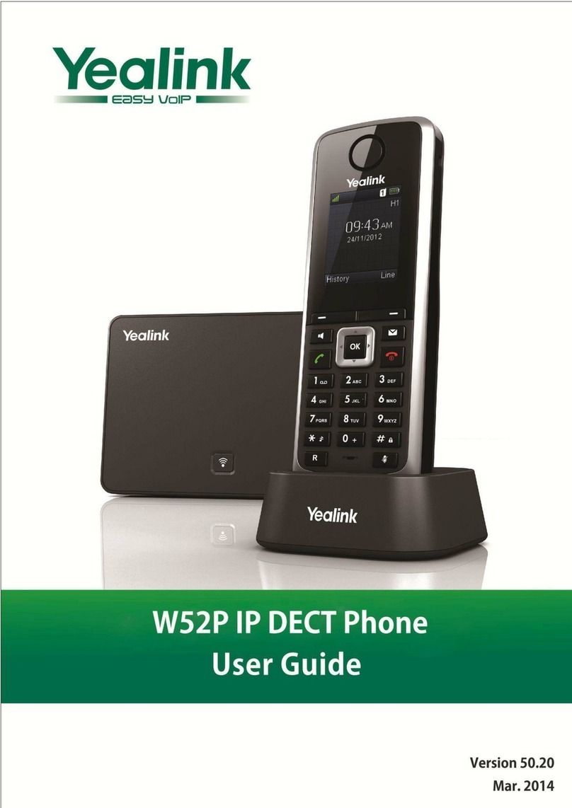 Yealink Telkom W52P User manual