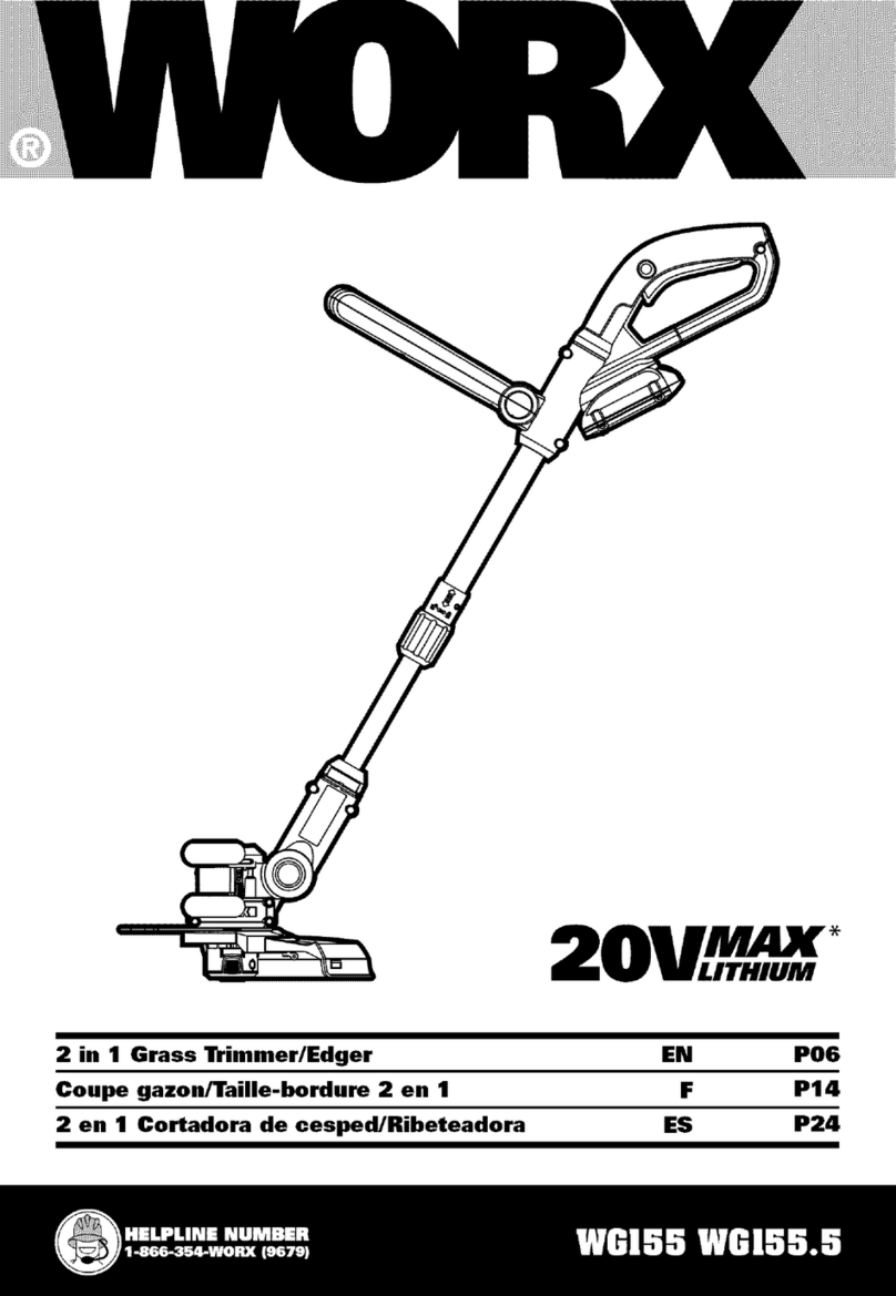 Worx WGI55 User manual