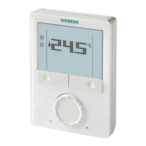 Siemens RDG400 Basic Manual