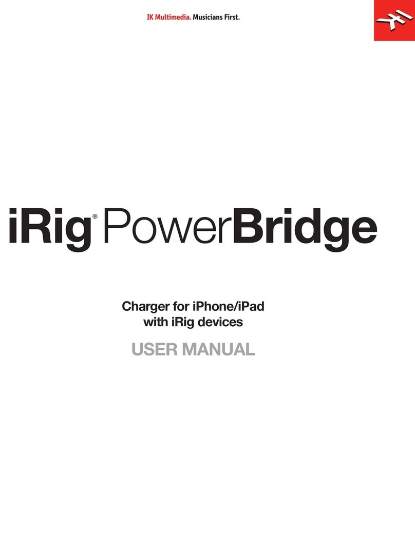 IK Multimedia irig powerbridge user manual