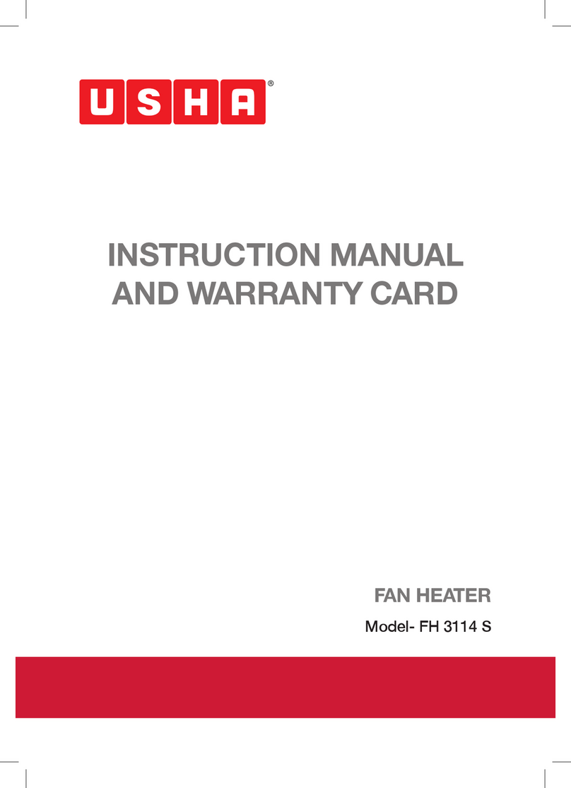 usha FH 3114 S instruction manual