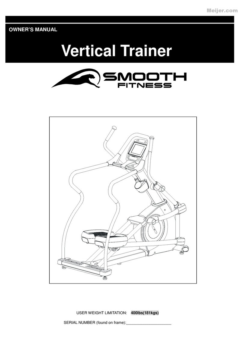 Smooth Fitness E4250 owner's manual