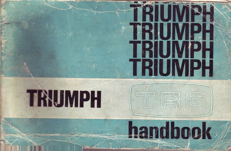 Triumph TR6 Trophy User manual