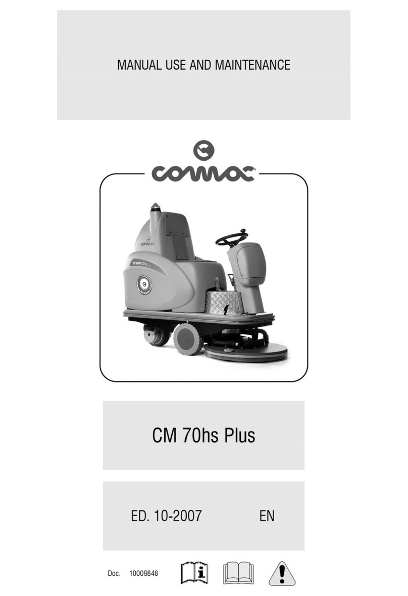 comoc CM 70hs Plus Manual use and maintenance