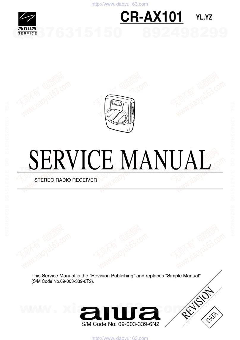 Aiwa CR-AX101 Building instructions