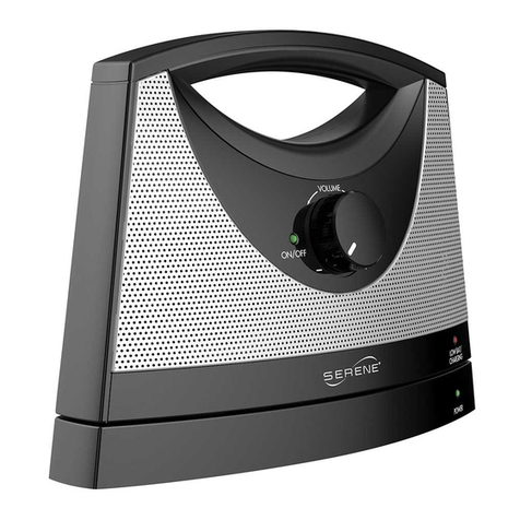 Serene TVSB TV SoundBox operating guide